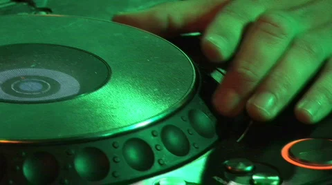 DJ hands Stock Footage 507503