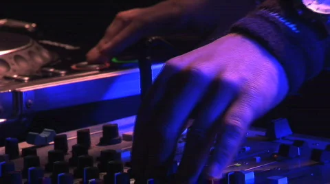 DJ hands Stock Footage 507521