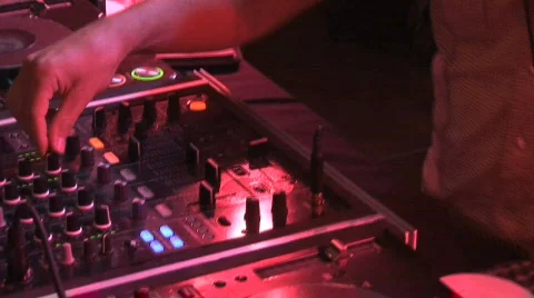 DJ hands Vídeo Stock 507537