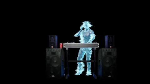 DJ - Hologram 03 Stock Footage 248939009