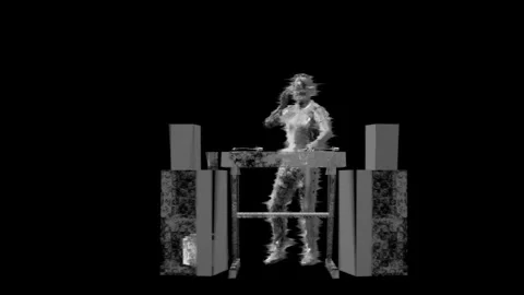 DJ - Hologram Stock Footage 248939027