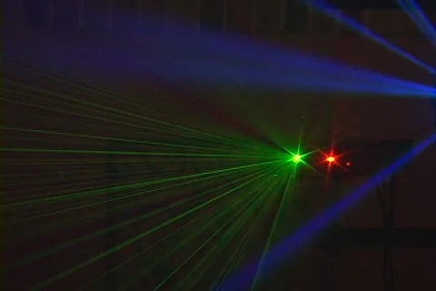 DJ Laser lights Stock Footage 1216328