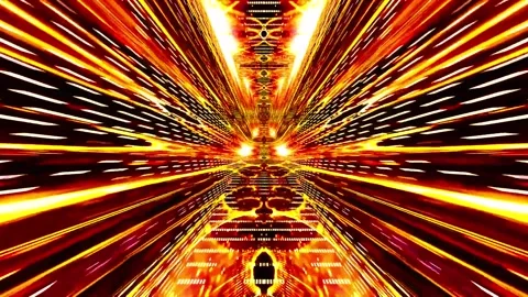 DJ light VJ loop kaleidoscope animation 3d abstract motion background Stock Footage 340181065