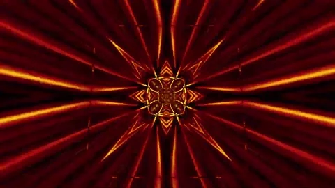 DJ light VJ loop kaleidoscope animation 3d abstract motion background Stock Footage 340181098