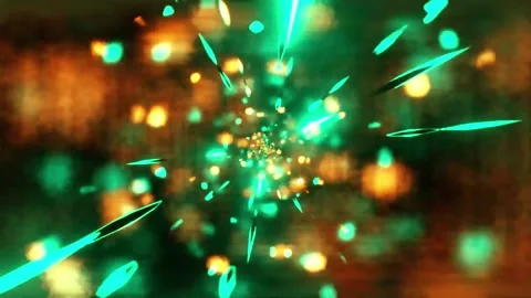 DJ light VJ loop kaleidoscope animation 3d abstract motion background Stock Footage 340181791