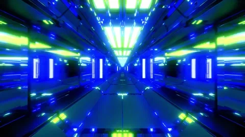 DJ light VJ loop kaleidoscope animation 3d abstract motion background Stock Footage 340181792