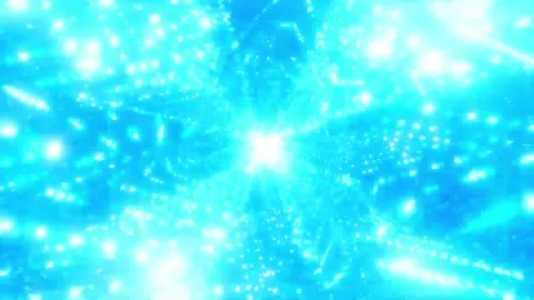 DJ light VJ loop kaleidoscope animation 3d abstract motion background Stock Footage 340181842