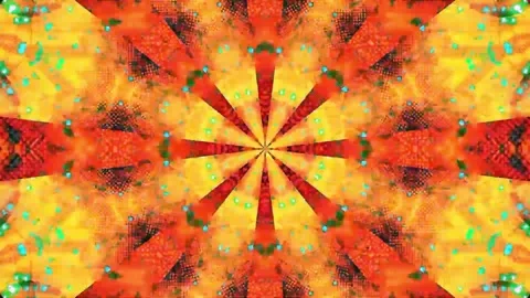 DJ light VJ loop kaleidoscope animation 3d abstract motion background Stock Footage 340182047