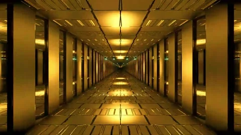 DJ light VJ loop kaleidoscope animation 3d abstract motion background Stock Footage 340182264