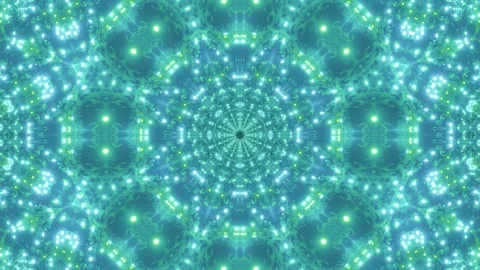 Dj loop 3d illustration in 4k an abstract kaleidoscope mandala pattern Stock Footage 160552021
