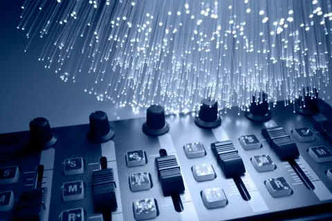 DJ mix tool technology Stock Photos