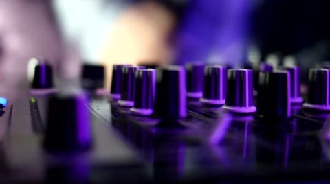 DJ mixer Stock Footage 48377221
