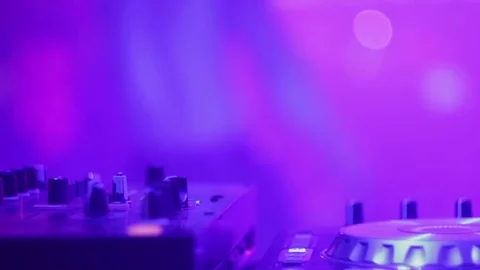 DJ Mixer Stock Footage 73157260