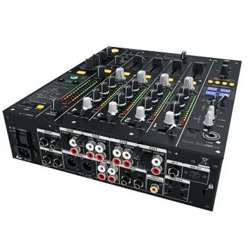DJ Mixer jacks Illustrazione stock