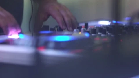 DJ Mixer Remix Stock Footage 76241048