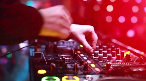 Dj mixing Stock Footage 47208307