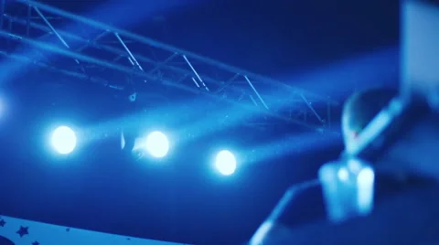 Dj mixing on stage Stock Footage 50346507