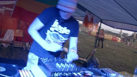 DJ Music  库存影片 89496193