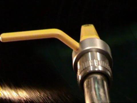 DJ Needle Close-Up Video stock 590225