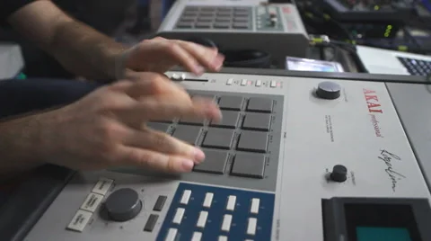 Dj party drum machine hip hop Stock Footage 51771075