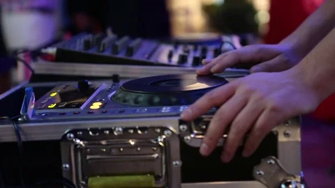 DJ at party Stock Footage 77047993