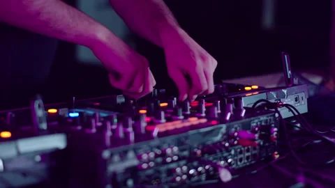DJ at a Party Stock Footage 281276766