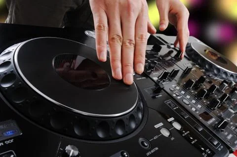 Dj Foto stock