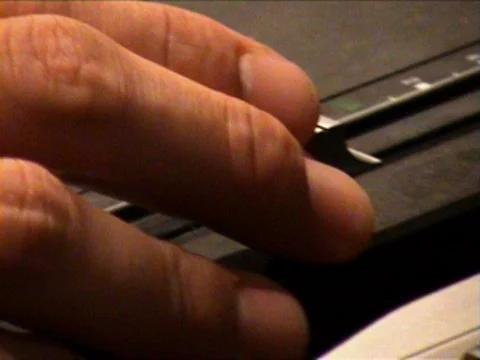 DJ Pitch Close-Up Video stock 590291