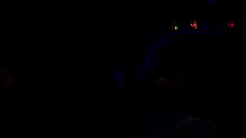 DJ playing music. Close up on face. Video stock 74288068