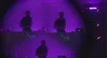DJ playing music at nightclub, creative footage, video effects HD Footage