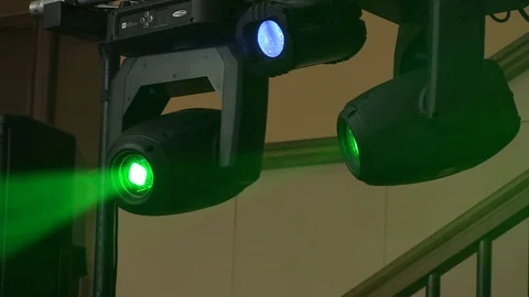 DJ Programmable Lights Video stock 104012688