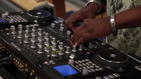 DJ Rack Focus Stock Footage 44823616