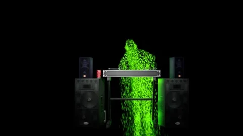 DJ - Radioactive Stock Footage 248939371