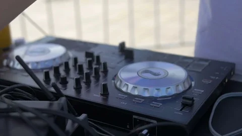 DJ remote control Stock Footage 81811063