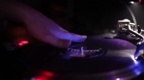 DJ Scratch 1 Stock Footage 30218917