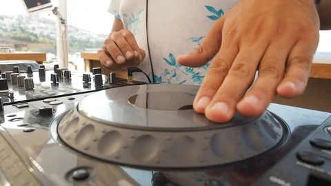 Dj scratching Stock Footage 102415142
