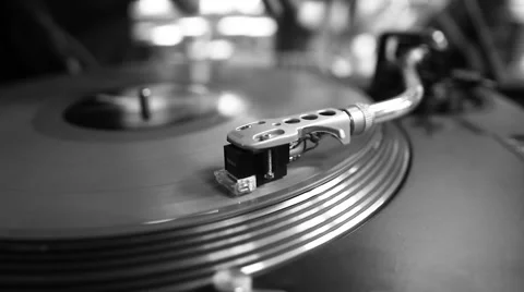 Dj scratching vinyl Stock Footage 52935661