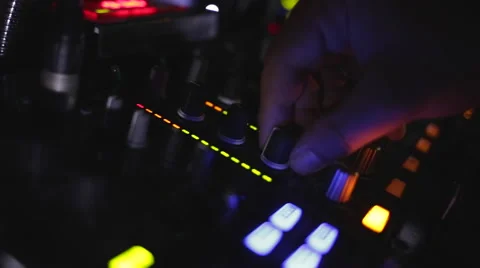 Dj in session Stock Footage 53076941