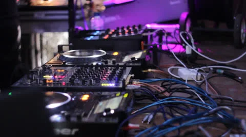 Dj Set 02 Stock Footage 22497274