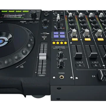 Dj set controls Stock Illustration