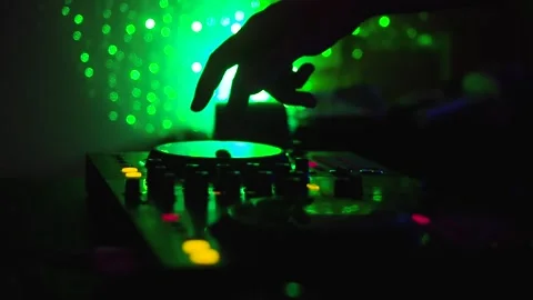 DJ set 库存影片 159678151