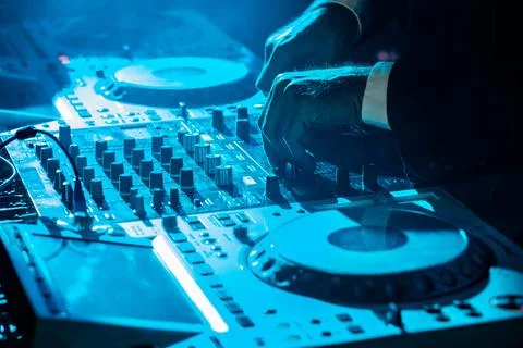 DJ set Stock Photos