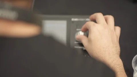 Dj setting audio mixer 库存影片 100517418