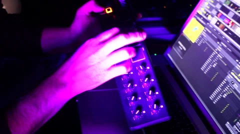 DJ technology Stock Footage 42138899