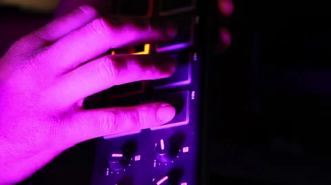 DJ tools dolly closeup Stock Footage 42109380