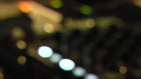 DJ turning buttons in keyboard Stock Footage 146333964