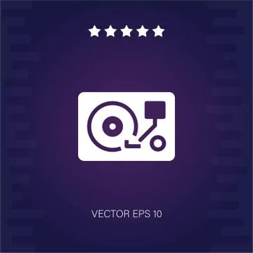 Dj vector icon Stock Illustration