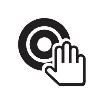 Dj vector icons set Illustrazione stock