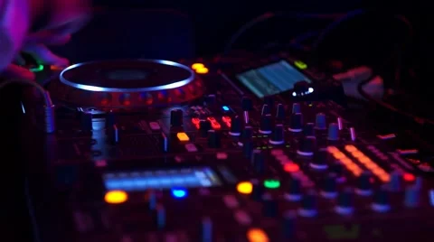 DJ Work Stock Footage 49410548