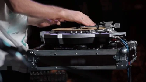 DJ at work Stock Footage 83465035